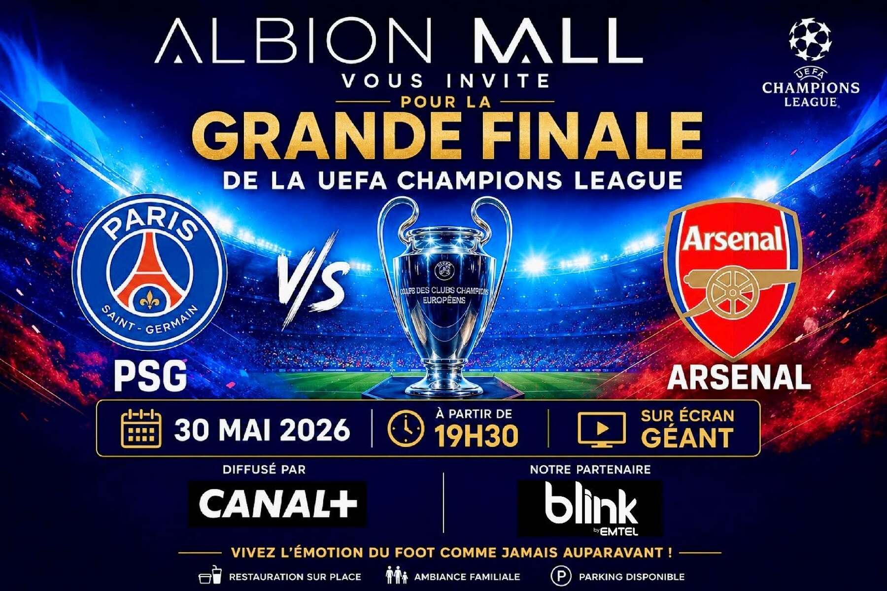 Football Night on Giant Screen